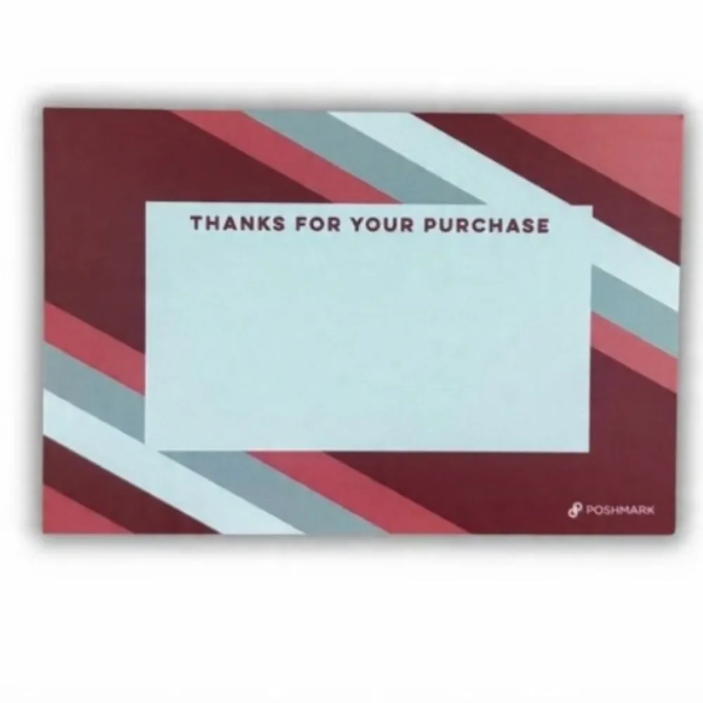 Thank You Card Swag Merch Posh Poshmark Cards Thanks Ltd Edition Supply 10